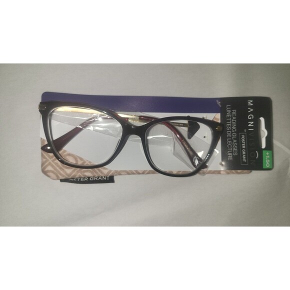 Magnivision by Foster Grant Reading Glasses with case +1.50 New - Picture 1 of 3